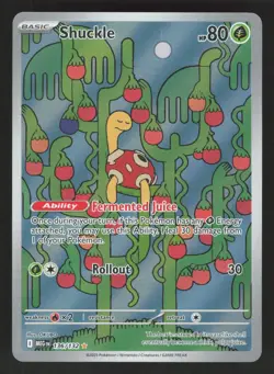 Shuckle 136/132 Pokemon TCG ME01: Mega Evolution NM - Image 1
