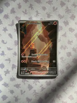 Pokemon TCG Charmander 168/165 Sv: Scarlet & Violet 151, Illustration Rare, NM - Image 2