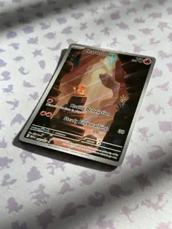 Pokemon TCG Charmander 168/165 Sv: Scarlet & Violet 151, Illustration Rare, NM - Image 3