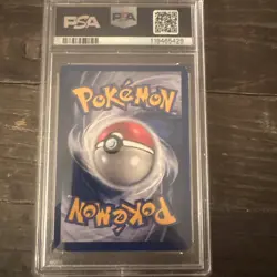 1999 POKEMON BASE SET SHADOWLESS #3 CHANSEY-HOLO PSA 5 - Image 2