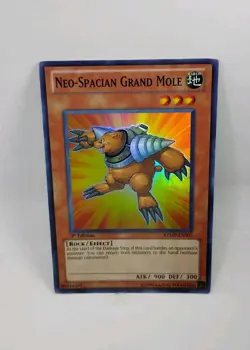 YU-GI-OH! Neo-Spacian Grand Mole. RYMP-007. 1st Edition Super Rare Card. TCG - Image 1