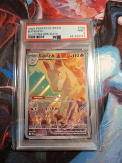 Rapidash 189/182 Sv10: Destined Rivals PSA 9 Pokemon TCG - Image 1