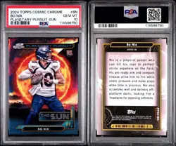 🌞 BO NIX 2024 TOPPS COSMIC CHROME PLANETARY PURSUIT SUN ROOKIE RC PSA 10 🌞 - Image 1
