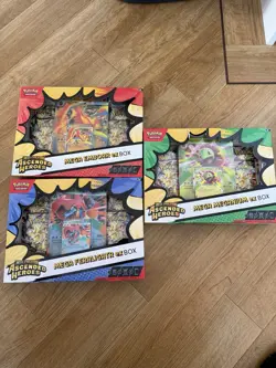 Pokemon TCG Ascended Heroes Mega Ex Boxes X3 Feraligator, Emboar, Meganium New - Image 1