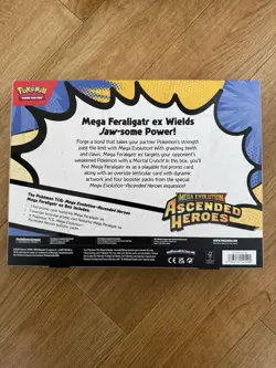 Pokemon TCG Ascended Heroes Mega Ex Boxes X3 Feraligator, Emboar, Meganium New - Image 3