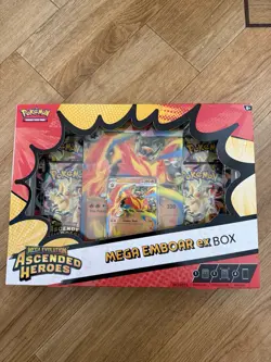 Pokemon TCG Ascended Heroes Mega Ex Boxes X3 Feraligator, Emboar, Meganium New - Image 4