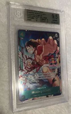 Monkey D. Luffy One Piece Red bull double don Winner PRB02-005 BGS9.5 - Image 4
