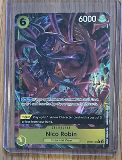 Nico Robin OP09-107 Alt Art One Piece TCG Card - Image 1