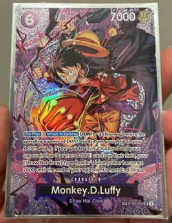 ONE PIECE OP-15 Adventure on KAMI's Island ST26-005 SP Monkey D. Luffy ENGLISH - Image 3