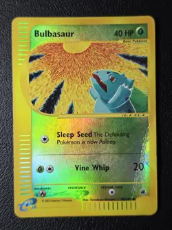 Pokemon TCG Bulbasaur Expedition RARE Card 95/165 REVERSE HOLO FOIL LP - Image 1
