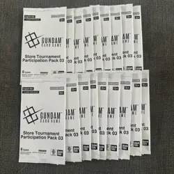 Gundam Card Game Store Tournament Participation Pack 03 18x English Ver Packs - Image 1