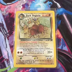 Pokemon Dark Dugtrio TCG Holo Card 6/82 Rare NM Vintage Team Rocket - Image 2