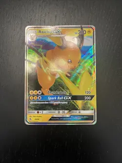 Pokemon Raichu GX 20/68 Full Art Card *NEAR MINT CONDITION* - Image 1