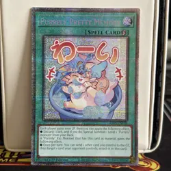 1ST EDITION PURRELY PRETTY MEMORY STARLIGHT RARE RA05-EN120 YUGIOH CARD - Image 1