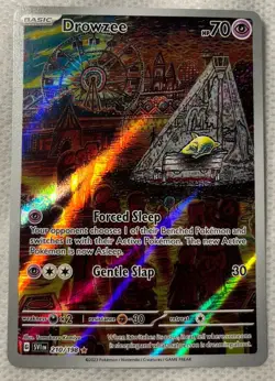 Pokemon Drowzee SV1EN 210/198 Holo Card 2023 English Basic Tomokazu Komiya - Image 3