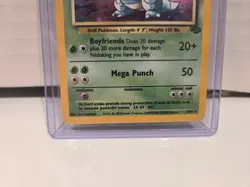 Nidoqueen Holo Rare 7/64 Jungle Set 1999 Vintage Pokemon TCG Card WOTC LP - Image 3