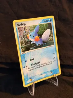 Pokemon Mudkip Nintendo Promo Holo 018 50HP Basic English Pokemon Card 2004 - Image 2
