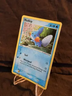 Pokemon Mudkip Nintendo Promo Holo 018 50HP Basic English Pokemon Card 2004 - Image 3