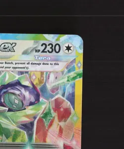 Terapagos ex 128/142 Stellar Crown Ultra Rare Holo Pokemon Card LP+ - Image 4