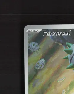 Ferroseed 148/086 SV11W: White Flare Full Art Ultra Rare Holo Pokemon Card NM - Image 3