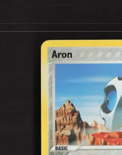 Aron 58/110 EX Holon Phantoms Reverse Holo Stamped Pokemon Card LP+ - Image 3