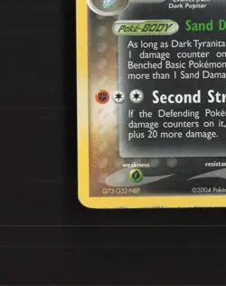 Dark Tyranitar 20/109 EX Team Rocket Returns Holo Rare Pokemon Card LP - Image 5