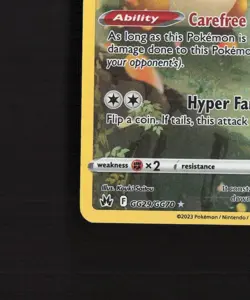 Bidoof GG29/GG70 Crown Zenith Full Art Ultra Rare Holo Pokemon Card NM - Image 5