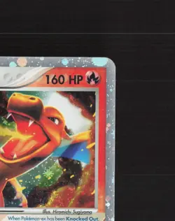 Charizard ex 105/112 EX FireRed & LeafGreen Ultra Rare Holo Pokemon Card DMG - Image 4