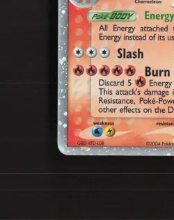 Charizard ex 105/112 EX FireRed & LeafGreen Ultra Rare Holo Pokemon Card DMG - Image 5