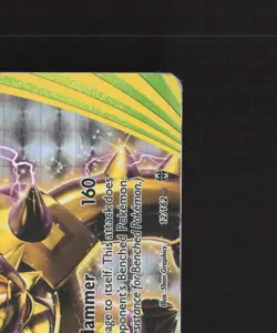 Chesnaught BREAK 12/162 Breakthrough Full Art Ultra Rare Holo Pokemon Card DMG - Image 4