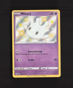Milcery SV057/SV122 Shining Fates Shiny Holo Rare Pokemon Card NM - Image 1