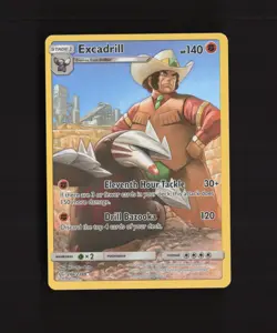 Excadrill 246/236 Cosmic Eclipse Full Art Secret Rare Holo Pokemon Card LP+ - Image 1