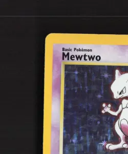 Mewtwo 10/102 WOTC Base Set Holo Rare Pokemon Card LP - Image 3