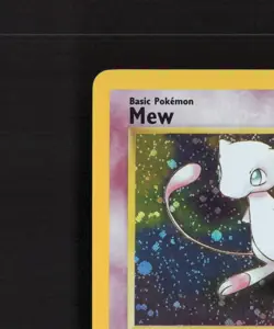 Mew 9 WOTC Promos Black Star Promo Holo Pokemon Card MP - Image 3