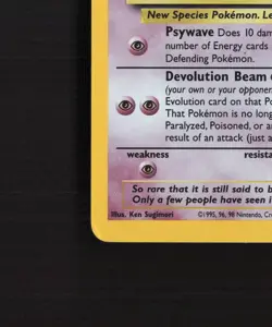 Mew 9 WOTC Promos Black Star Promo Holo Pokemon Card MP - Image 5