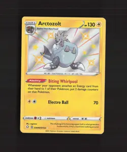 Arctozolt SV046/SV122 Shining Fates Shiny Holo Rare Pokemon Card LP+ - Image 1
