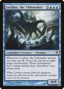 MTG Magic the Gathering Lorthos, the Tidemaker (53/280) Zendikar MP - Image 1