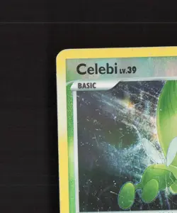 Celebi 7/123 Mysterious Treasures Reverse Holo Rare Pokemon Card DMG - Image 3