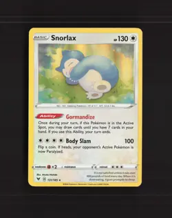 Snorlax 131/185 Vivid Voltage Holo Rare Pokemon Card NM - Image 1
