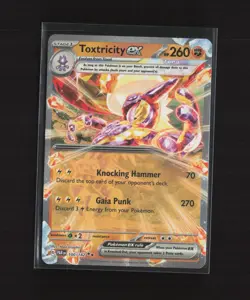 Toxtricity ex 100/182 Paradox Rift Double Rare Holo Pokemon Card - Image 1