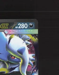 Mega Absol ex 086/132 Mega Evolution Ultra Rare Holo Pokemon Card NM - Image 4