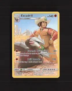 Excadrill 246/236 Cosmic Eclipse Full Art Secret Rare Holo Pokemon Card LP - Image 1