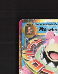Mega M Slowbro EX 27/108 Evolutions Ultra Rare Holo Pokemon Card DMG - Image 3