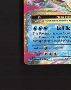 Mega M Slowbro EX 27/108 Evolutions Ultra Rare Holo Pokemon Card DMG - Image 5