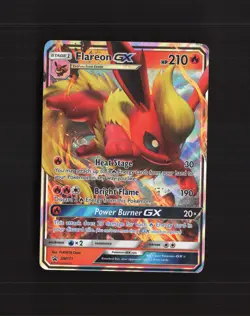 Flareon GX SM171 Sun & Moon Black Star Promo Holo Pokemon Card MP - Image 1