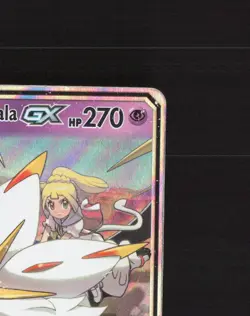 Solgaleo & Lunala GX 75/236 Sm-Cosmic Eclipse Ultra Rare Holo Pokemon Card DMG - Image 4