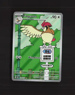 Pidgeotto 208/197 SV03: Obsidian Flames Full Art Ultra Rare Holo Pokemon Card NM - Image 1