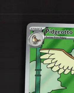 Pidgeotto 208/197 SV03: Obsidian Flames Full Art Ultra Rare Holo Pokemon Card NM - Image 3