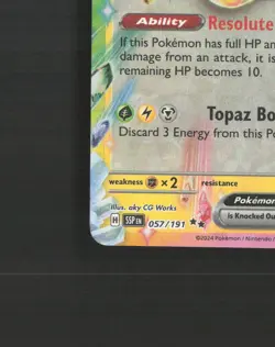 Pikachu ex 057/191 Surging Sparks Ultra Rare Holo Pokemon Card LP+ - Image 5