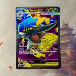 Mega Sharpedo ex 113/094 Phantasmal Flames Full Art Ultra Rare Holo Pokemon Card - Image 1